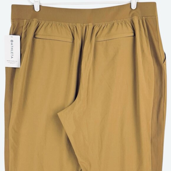 ATHLETA Women's Golden Pull-on Brooklyn Ankle Pants Plus Size 22 Stretch NWT - Picture 4 of 14